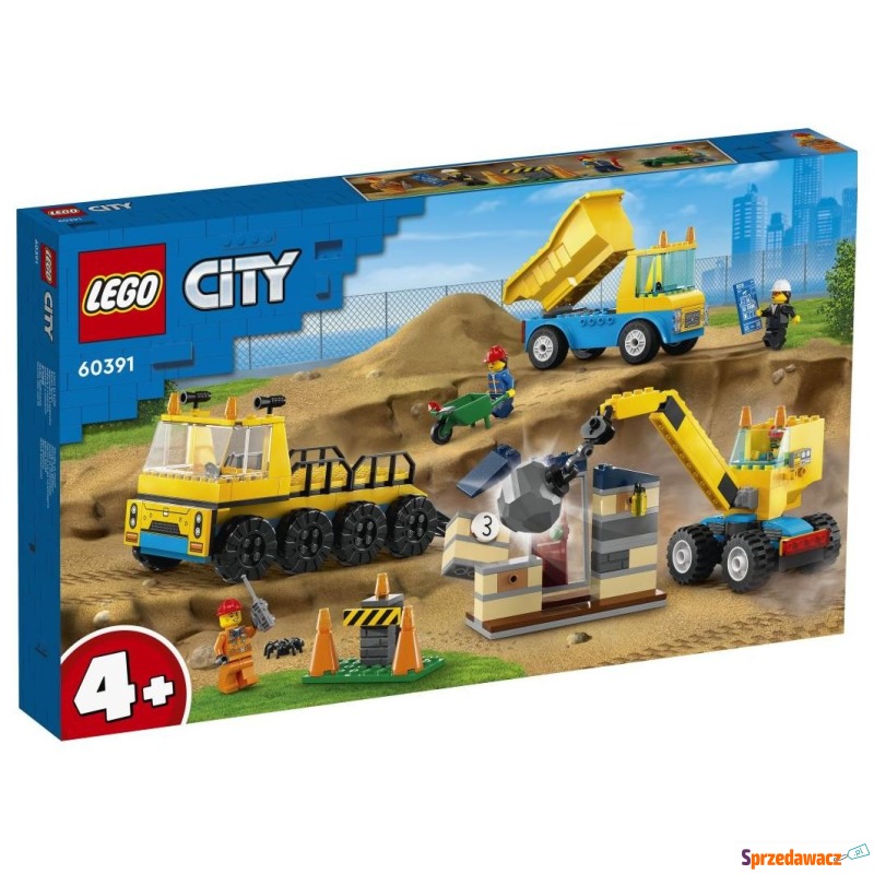 Klocki konstrukcyjne LEGO City 60391 Ciężarów... - Klocki - Włocławek