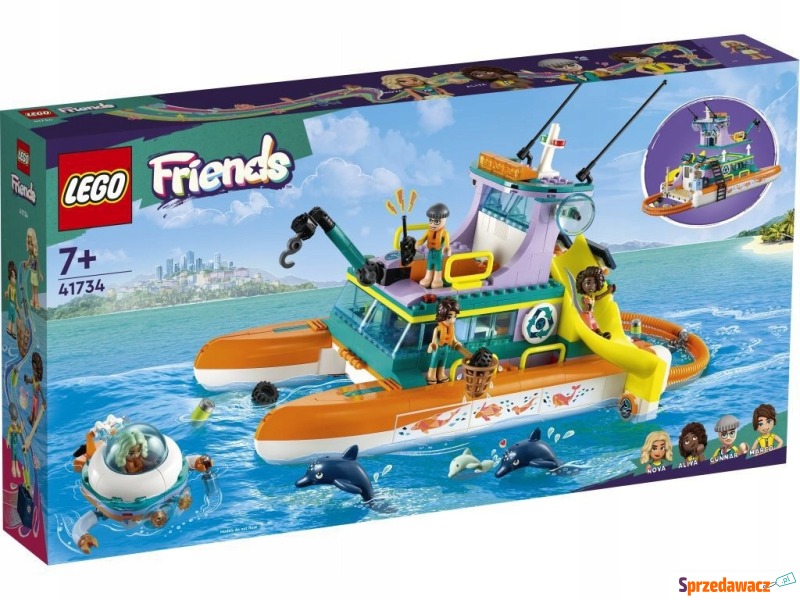 Klocki konstrukcyjne LEGO Friends 41734 Morska... - Klocki - Chorzów