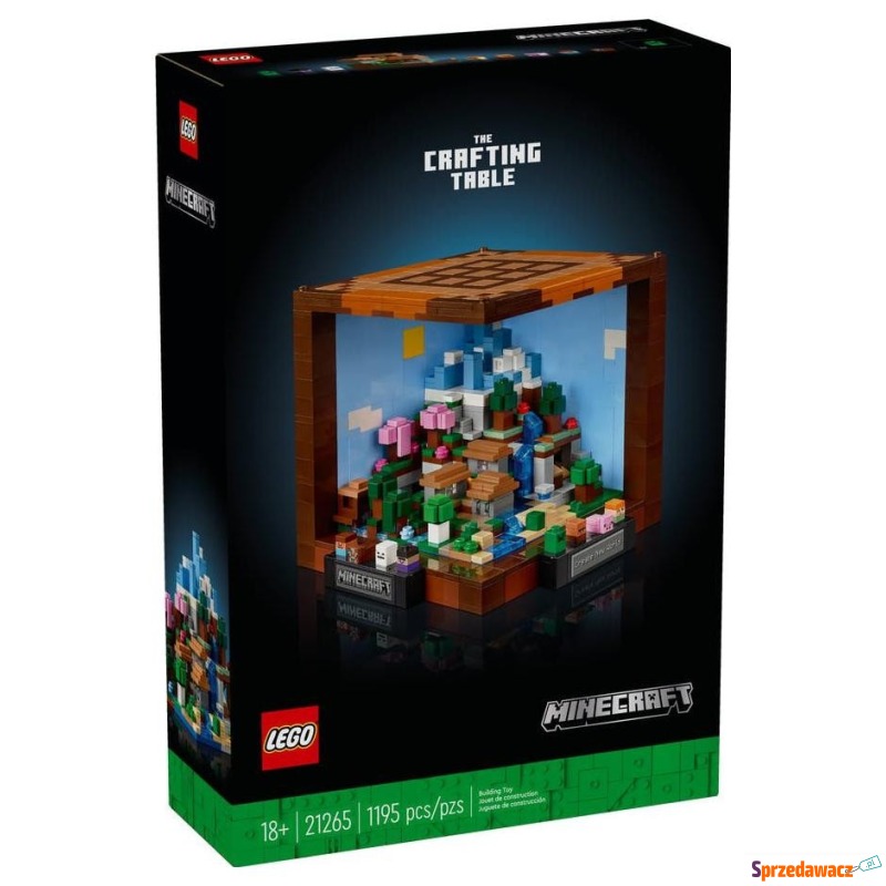 Klocki konstrukcyjne LEGO Minecraft 21265 Stół... - Klocki - Zielona Góra