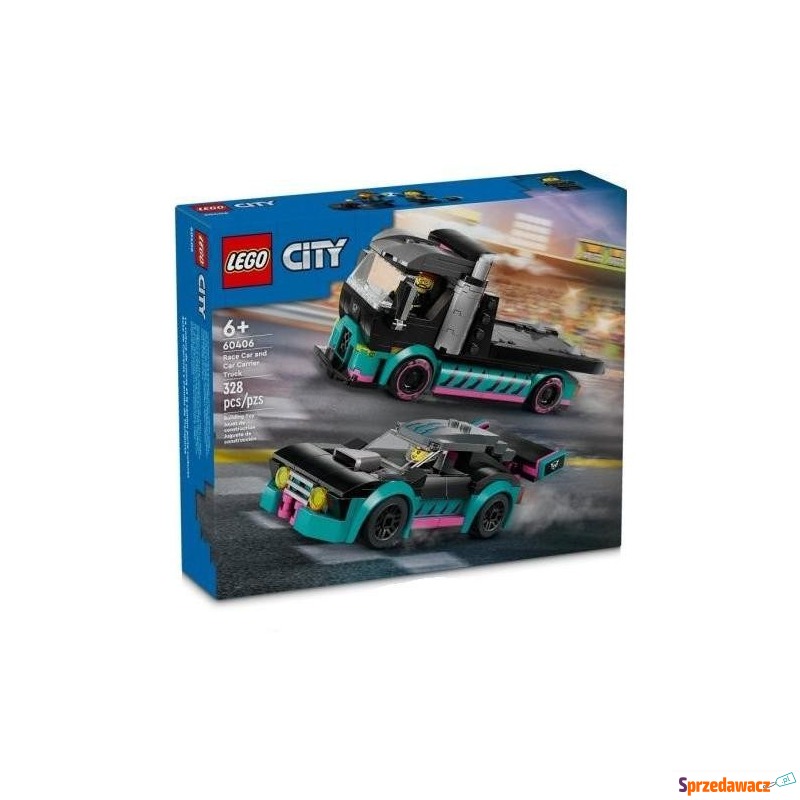 Klocki konstrukcyjne LEGO CITY 60406 Samochód... - Klocki - Psary