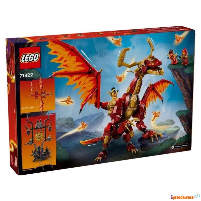 Klocki konstrukcyjne LEGO Ninjago 71822 Smoczyca... - Klocki - Koszalin