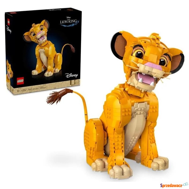 Klocki konstrukcyjne LEGO Disney 43247 Młody Simba - Klocki - Dąbrowa Górnicza