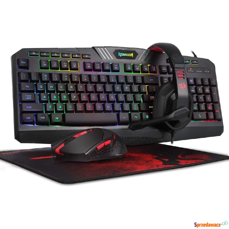 Redragon 4in1 K503RGB+M601+H120+P001 - Zestawy - Kołobrzeg