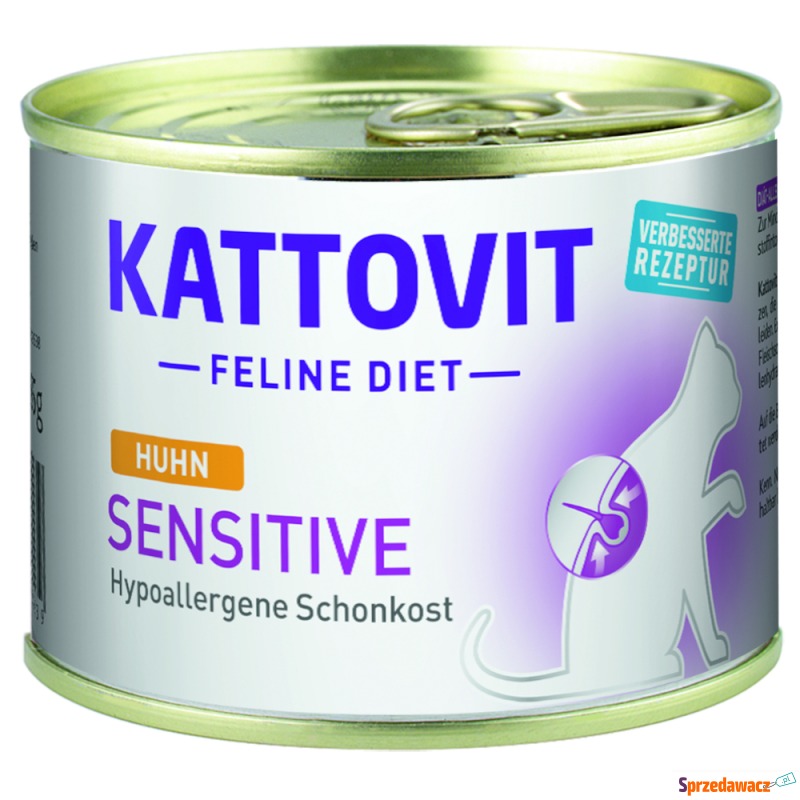 Kattovit Sensitive - Pakiet mieszany, 24 x 185... - Karmy dla kotów - Kalisz