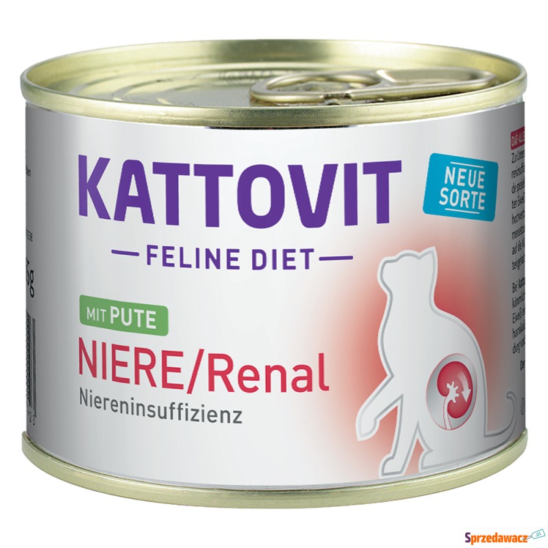 Kattovit Niere/Renal - Indyk, 24 x 185 g - Karmy dla kotów - Gdynia