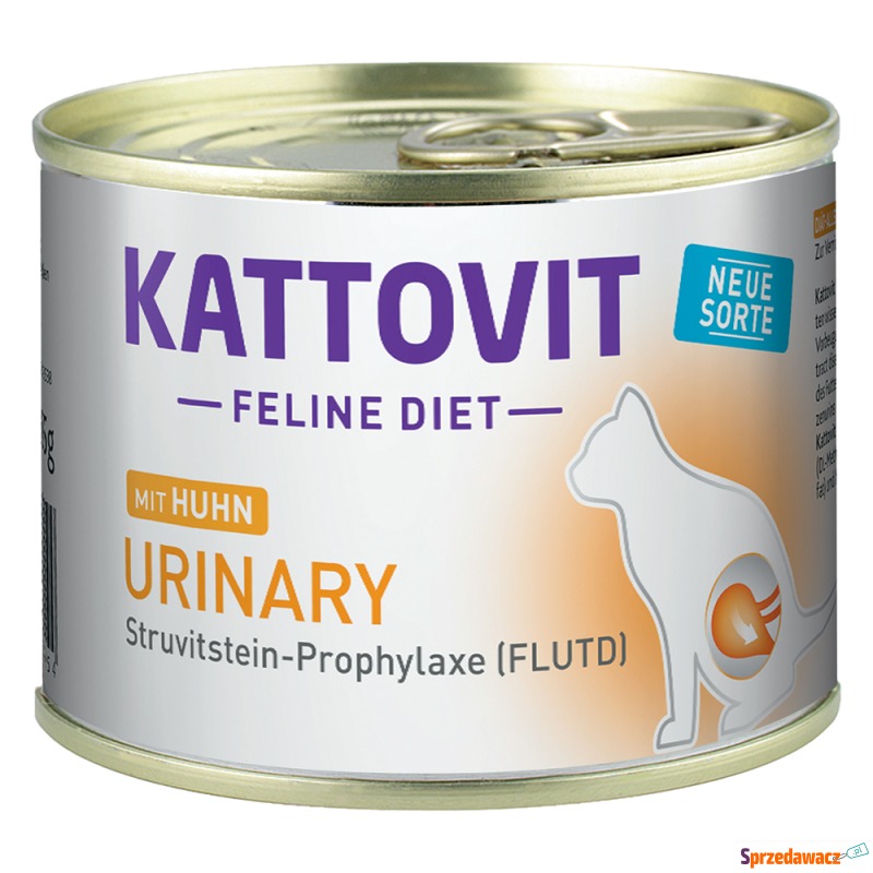 Kattovit Urinary - Kurczak, 6 x 185 g - Karmy dla kotów - Puławy