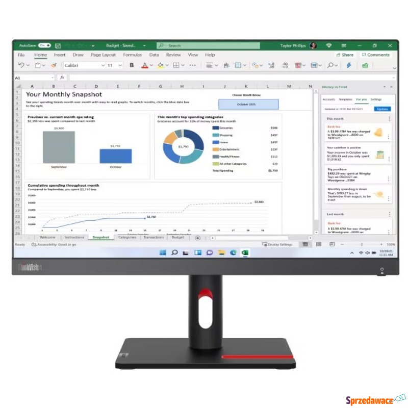 Lenovo Thinkvision S22i-30 - Monitory LCD i LED - Ostrołęka