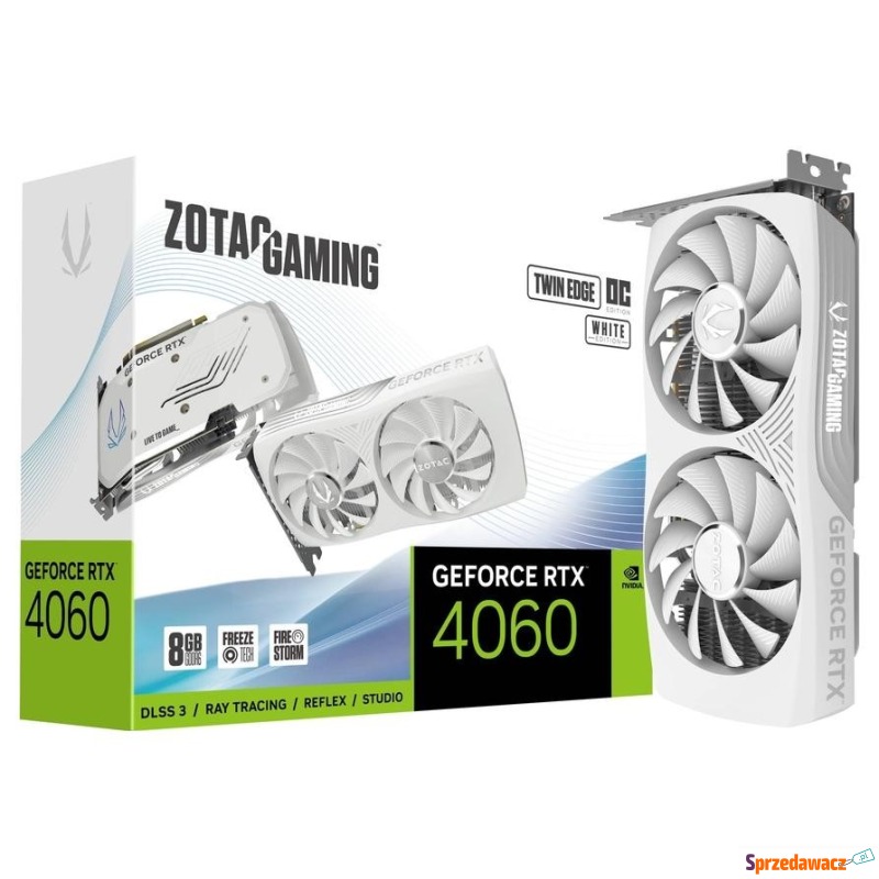 Zotac GeForce RTX 4060 Twin Edge 8GB OC White... - Karty graficzne - Zamość