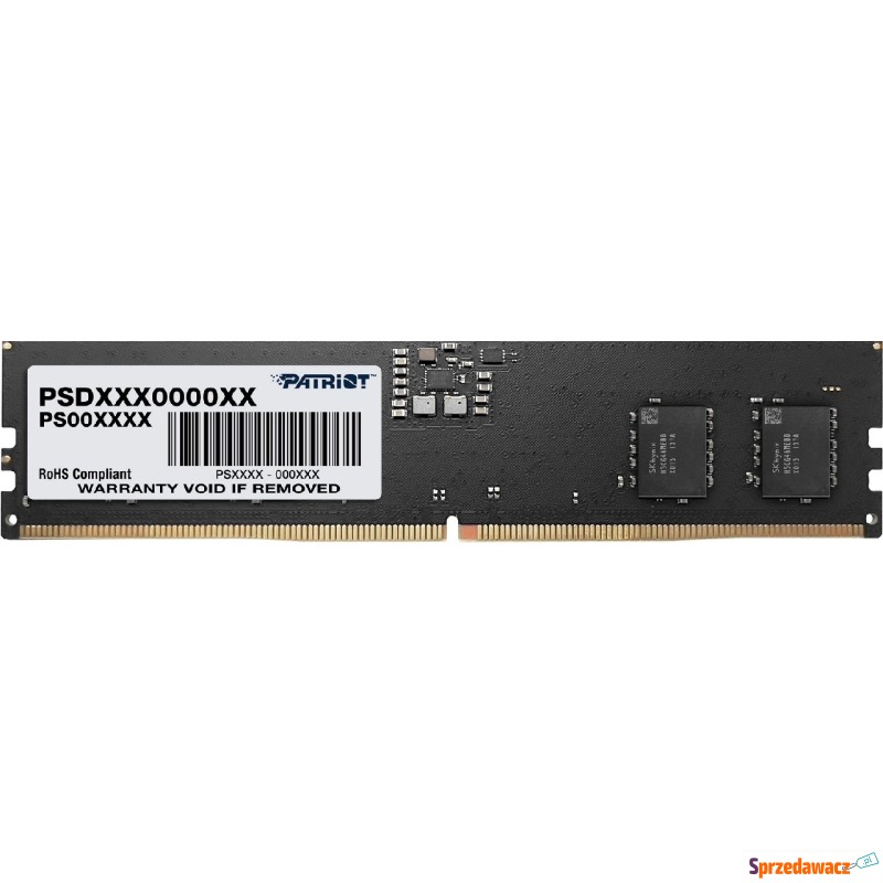 Patriot Signature 8GB [1x8GB 4800MHz DDR5 CL40... - Dyski twarde - Rzeszów