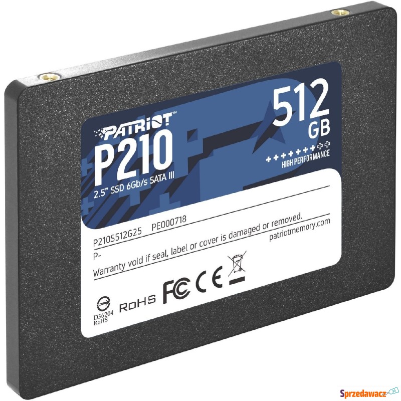 Patriot P210 512GB - Dyski twarde - Nowy Targ