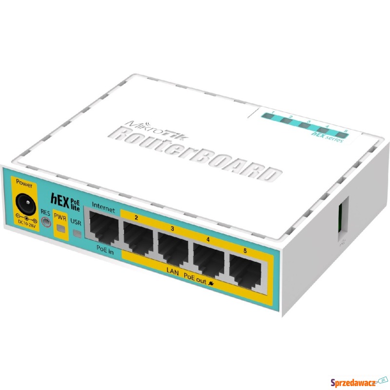 MIKROTIK RB750UPr2 hEX PoE lite Router - Routery - Wałbrzych