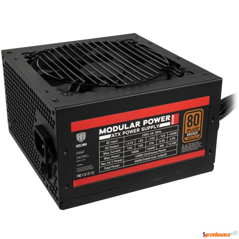 Kolink Modular Power - 500W - Zasilacze - Bydgoszcz