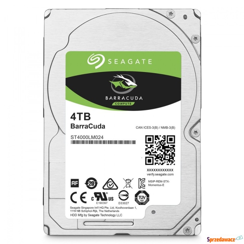 Seagate Barracuda 4TB 2,5'' - Dyski twarde - Kraków