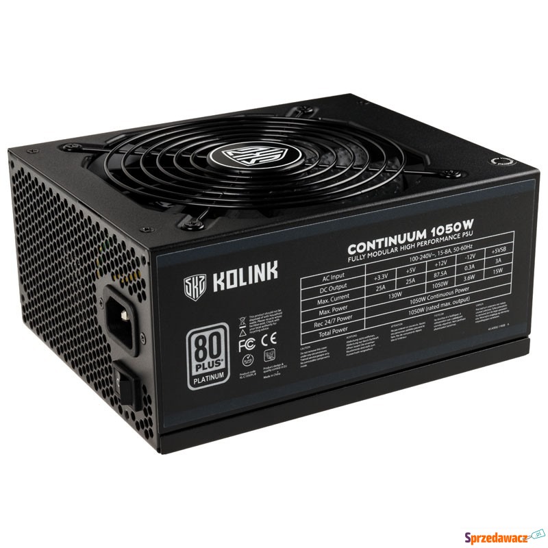 Kolink Continuum - 1050W - Zasilacze - Białystok