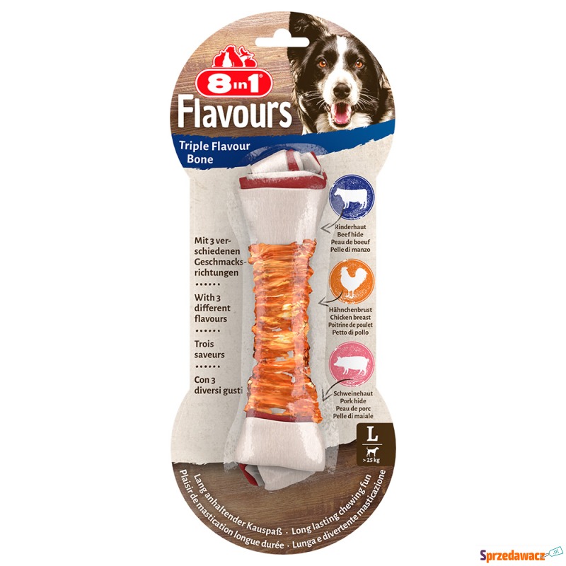8in1 Triple Flavour L, kość do...