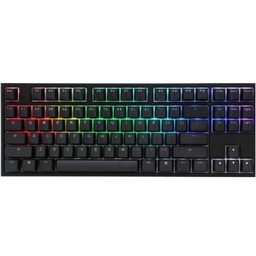 Klawiatura gamingowa Ducky One 2 TKL PBT, MX-Blue, RGB LED - czarna