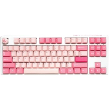 Klawiatura gamingowa Ducky One 3 Gossamer TKL Pink - MX-Speed-Silver