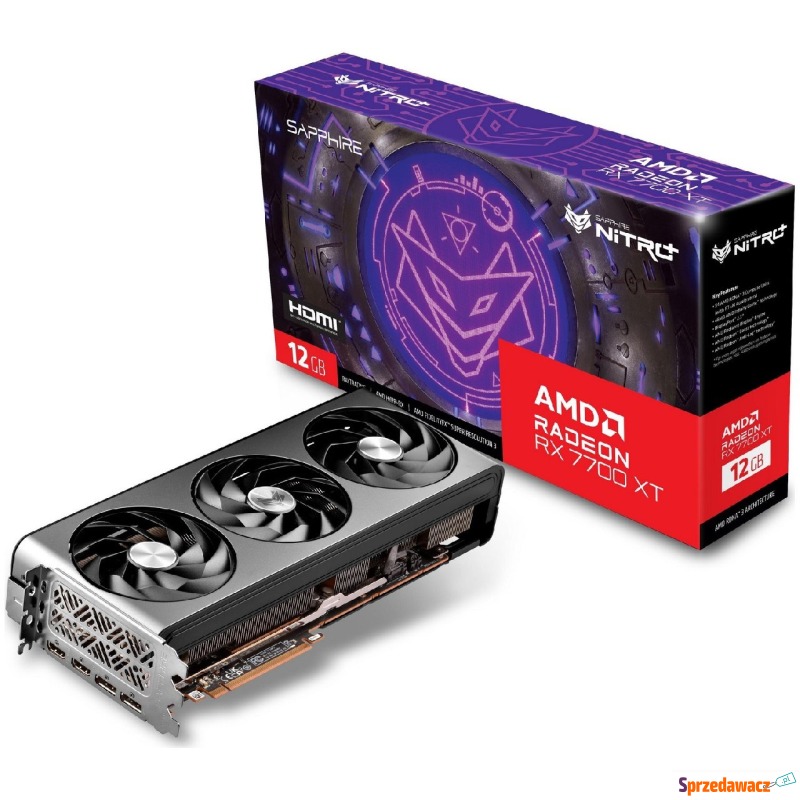 Sapphire Radeon RX 7700 XT Nitro+ 12GB GDDR6 - Karty graficzne - Zamość