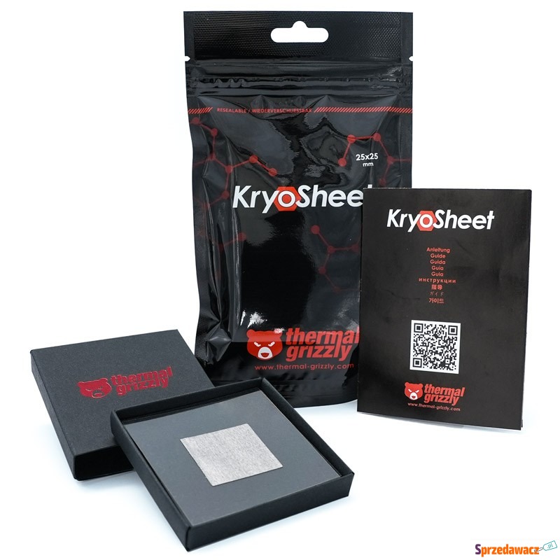 Thermal Grizzly KryoSheet grafenowa przekładka... - Chłodzenie (Wiatraki,... - Kalisz