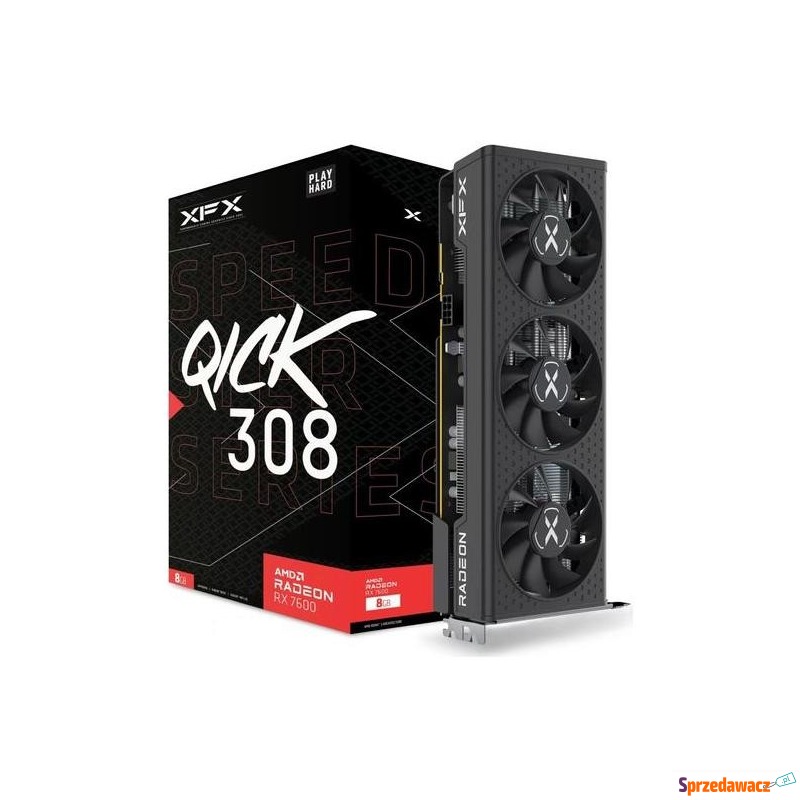 XFX Speedster QICK 308 Radeon RX 7600 8GB GDDR6 - Karty graficzne - Bydgoszcz