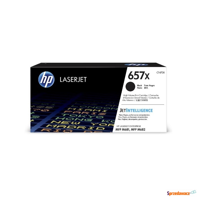 HP oryginalny toner CF470X, black, 28000s, 657X,... - Tusze, tonery - Wrocław