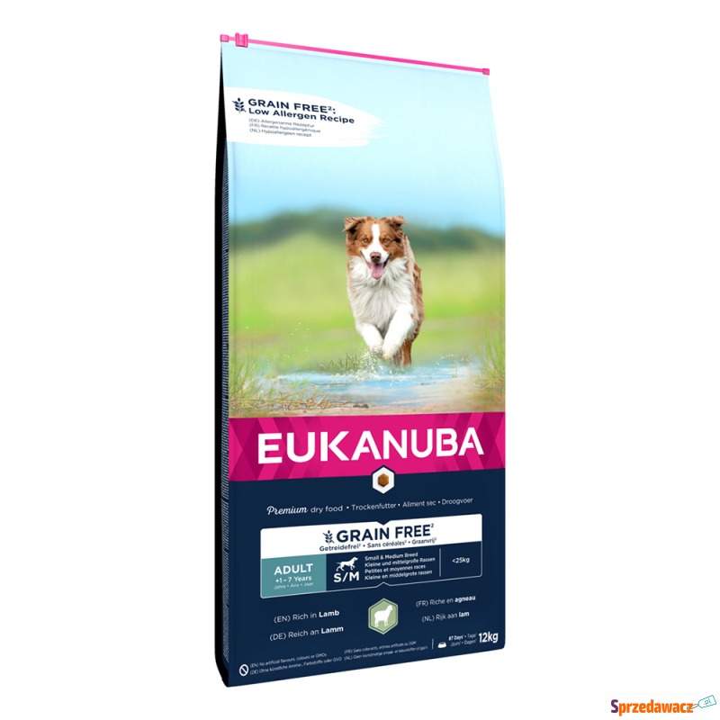 Eukanuba Grain Free Adult Small & Medium Breed,... - Karmy dla psów - Legnica