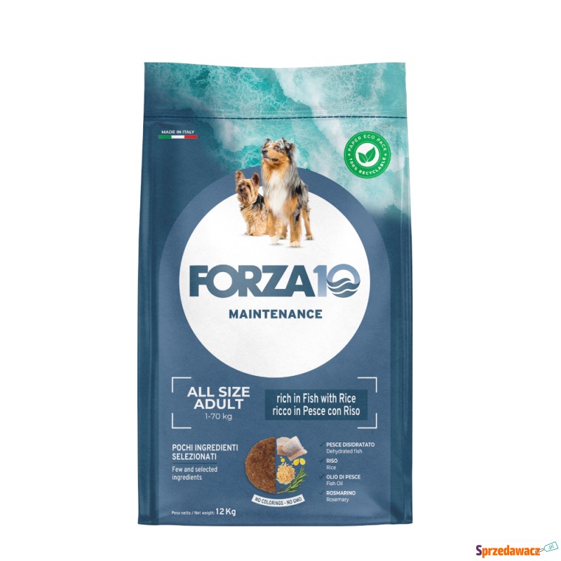 Forza 10 All Breeds Maintenance, ryba i ryż -... - Karmy dla psów - Warszawa