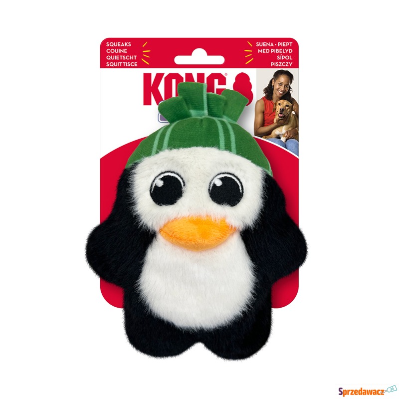 KONG Holiday Snuzzles Pinguin - 1 sztuka - Zabawki dla psów - Dąbrowa Górnicza