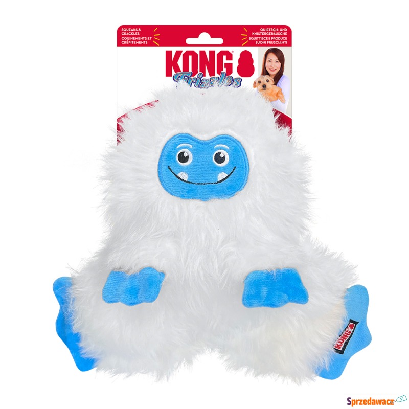 KONG Holiday Frizzles Yeti - 1 sztuka - Zabawki dla psów - Puławy