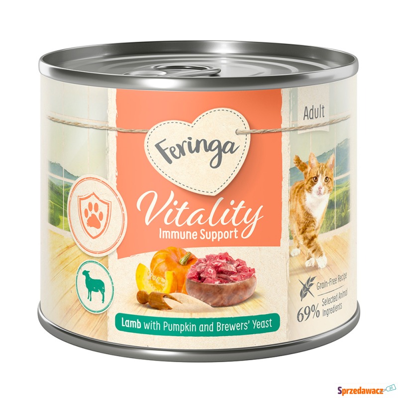 Feringa Vitality Immune - Immune jagnięcina, 6... - Karmy dla kotów - Wodzisław Śląski