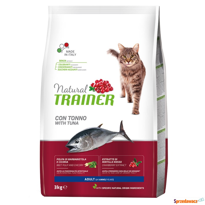 Natural Trainer Adult, tuńczyk - 3 kg - Karmy dla kotów - Chruszczobród