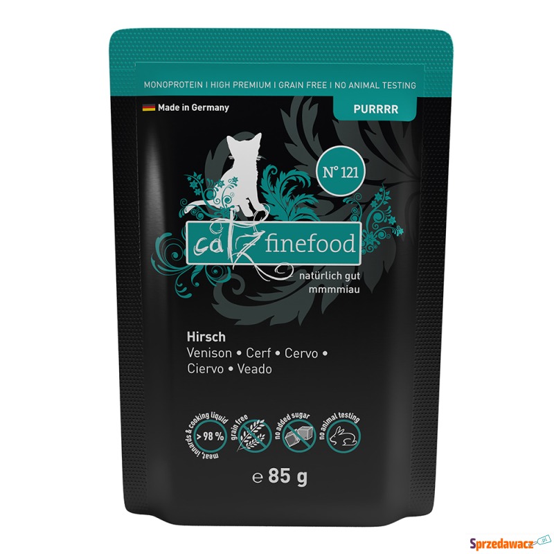 catz finefood Purrrr w saszetkach, 8 x 85 g -... - Karmy dla kotów - Wrocław