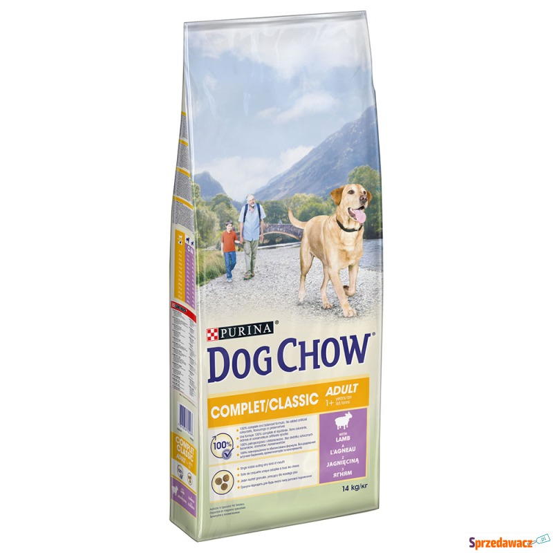 PURINA Dog Chow Complet/Classic, jagnięcina -... - Karmy dla psów - Płock