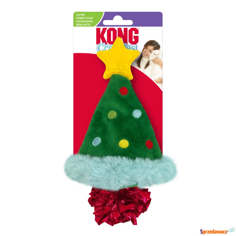 KONG Holiday Crackles, choinka - 1 szt. - Zabawki dla kotów - Kraków