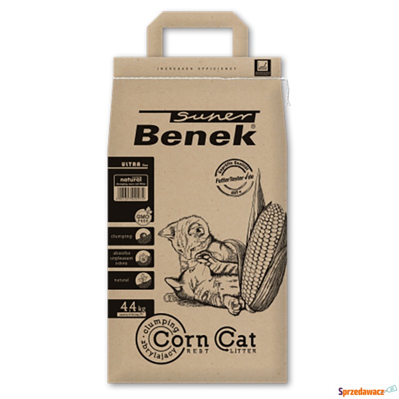 Super Benek Corn Cat Ultra Natural - 7 l (ok.... - Żwirki do kuwety - Sosnowiec