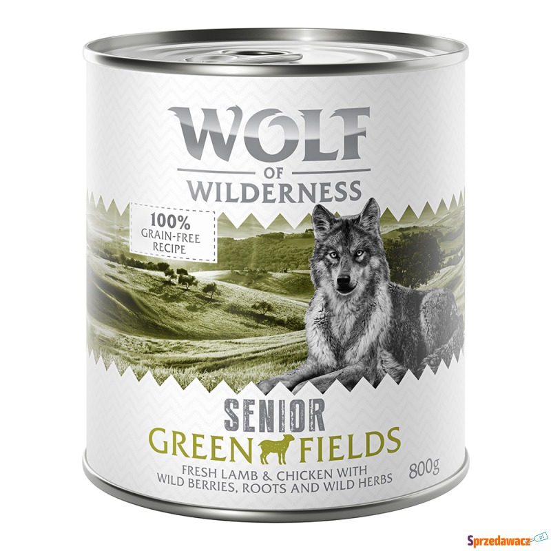 Wolf of Wilderness Senior, 6 x 800 g - Green... - Karmy dla psów - Koszalin