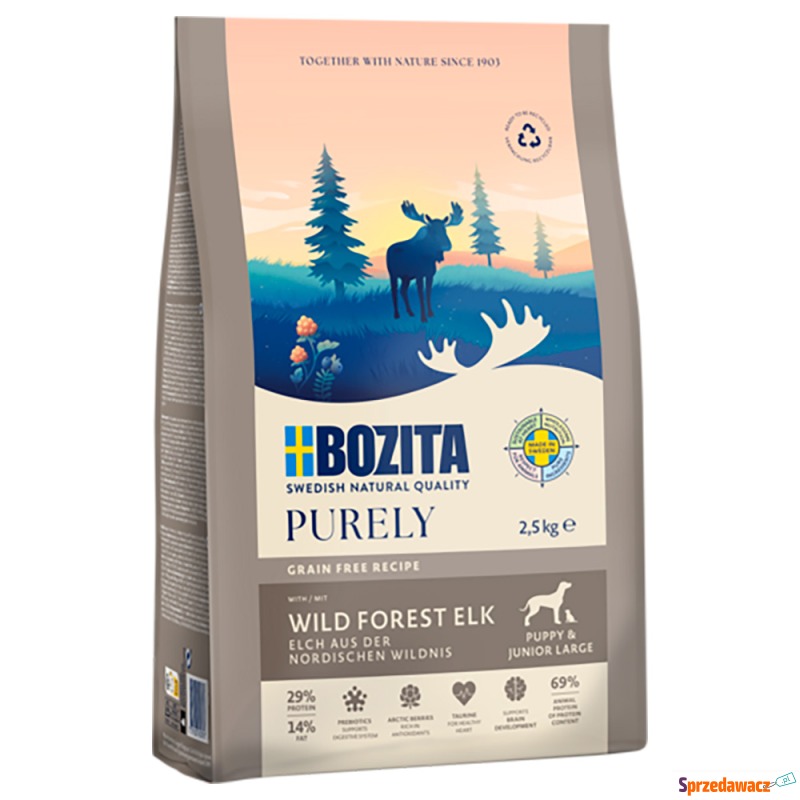 Bozita Dog Purely Grain Free Puppy & Junior Large,... - Karmy dla psów - Szczecin