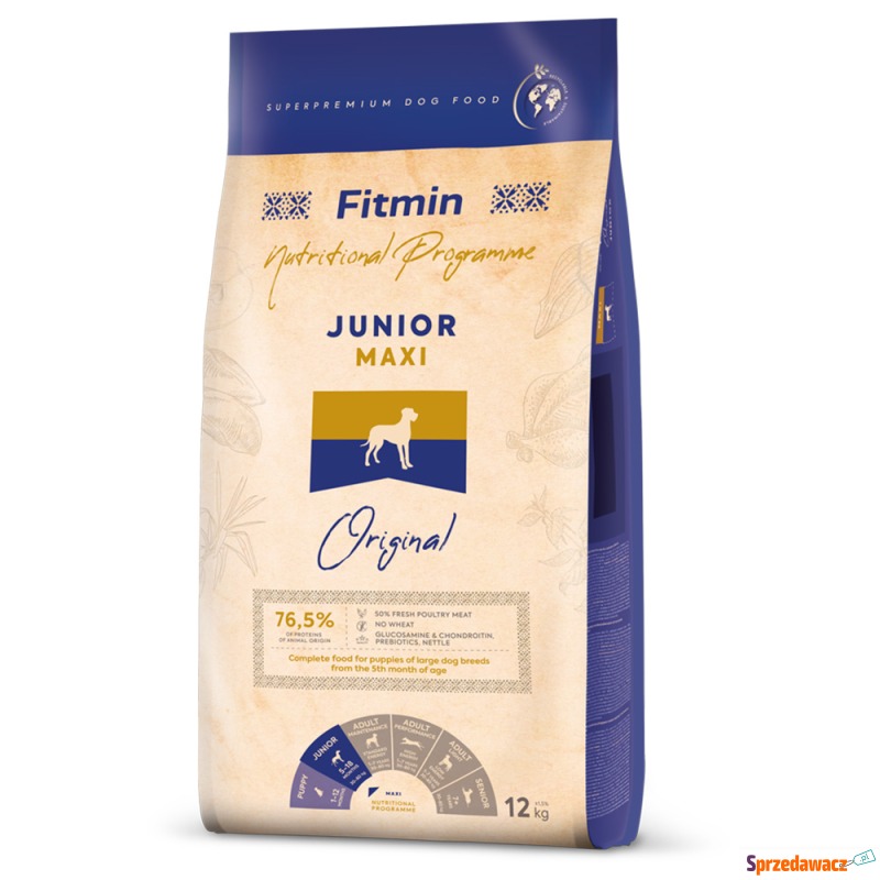 Fitmin Program Maxi Junior - 12 kg - Karmy dla psów - Białystok