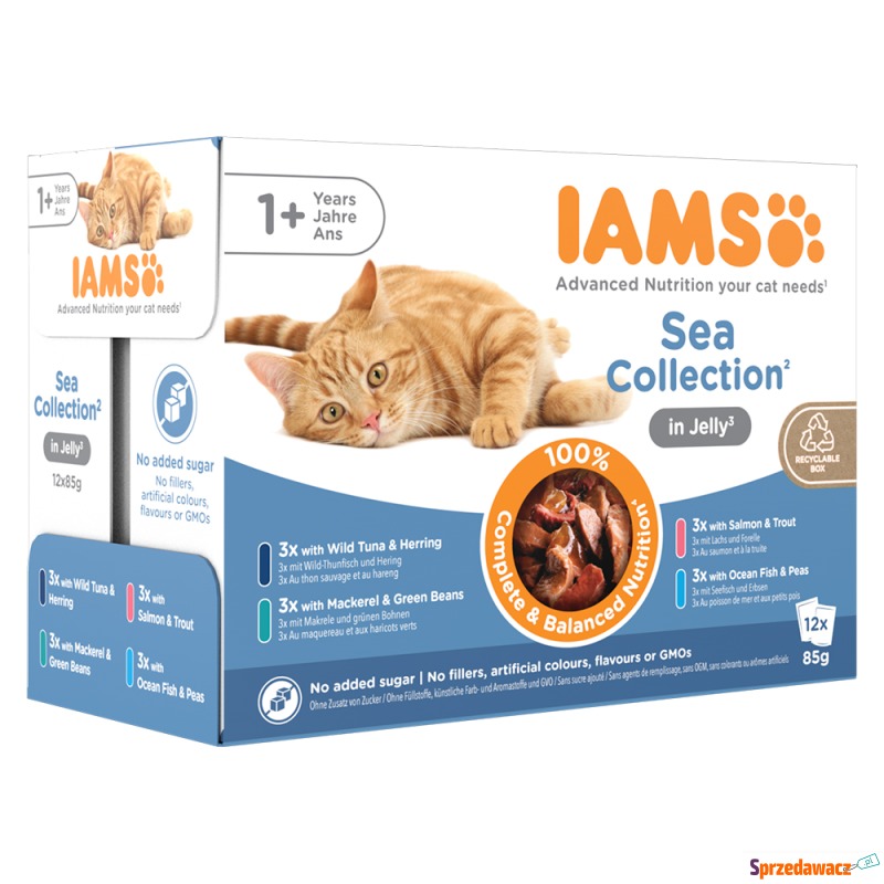 IAMS Advanced Nutrition Adult, rybne smaki - W... - Karmy dla kotów - Zielona Góra