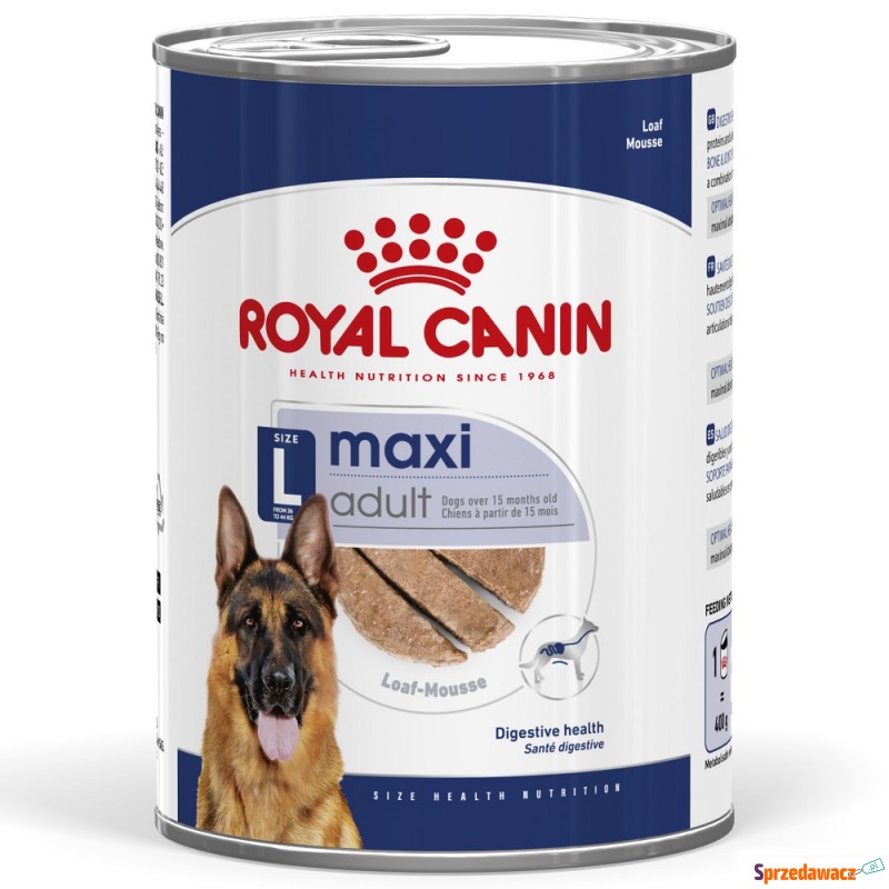 Royal Canin Maxi Adult Mousse - 24 x 410 g - Karmy dla psów - Rzeszów