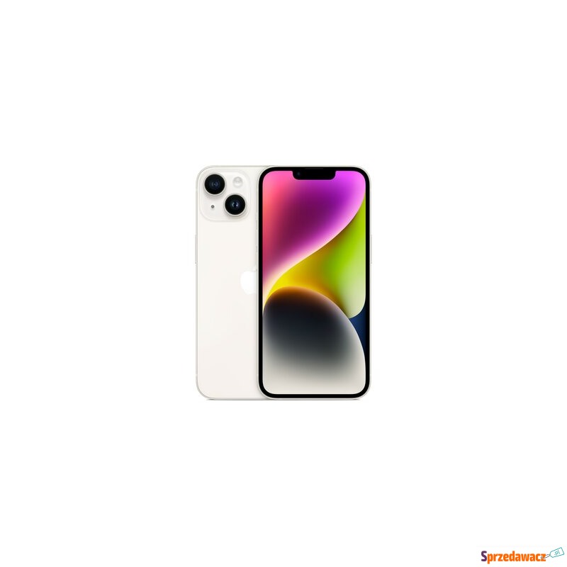 Smartfon Apple iPhone 14 128 GB Księżycowa po... - Telefony komórkowe - Kraków