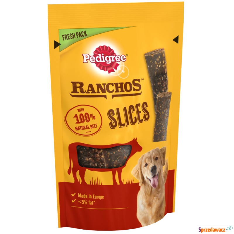 Pedigree Ranchos Slices, 60 g - 8 x Wołowina - Przysmaki dla psów - Koszalin