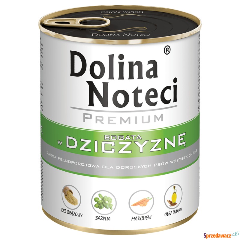 Dolina Noteci Premium, 24 x 800 g - Dziczyzna - Karmy dla psów - Gdynia