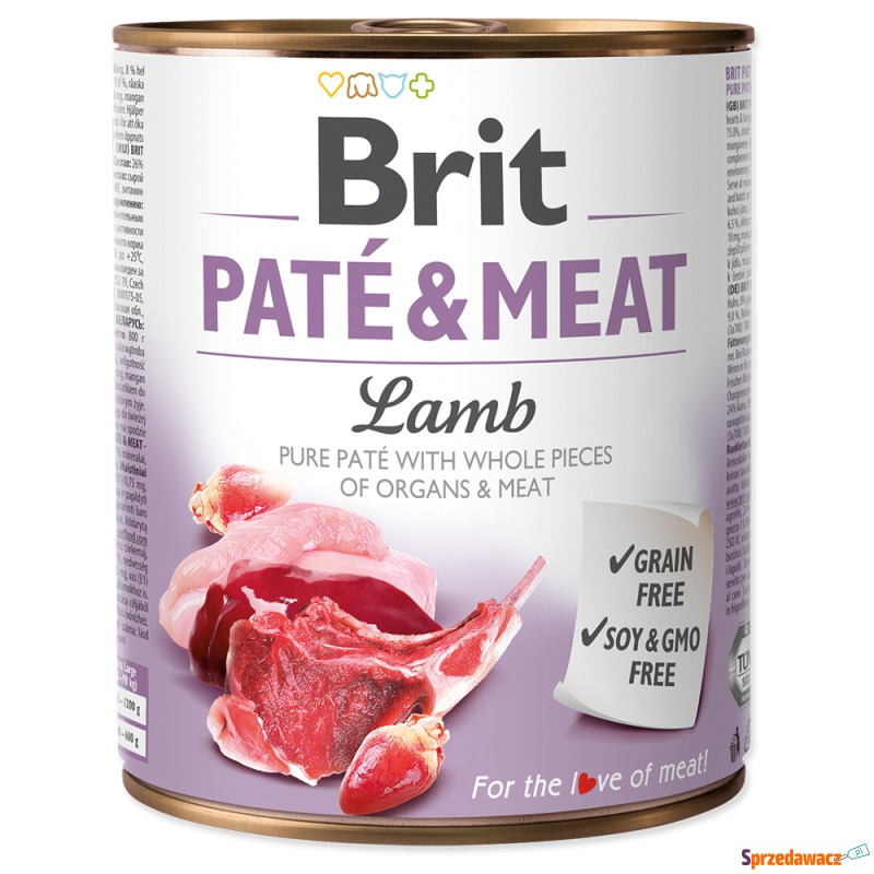 Megapakiet Brit Paté & Meat Adult, 12 x 800 g... - Karmy dla psów - Opole