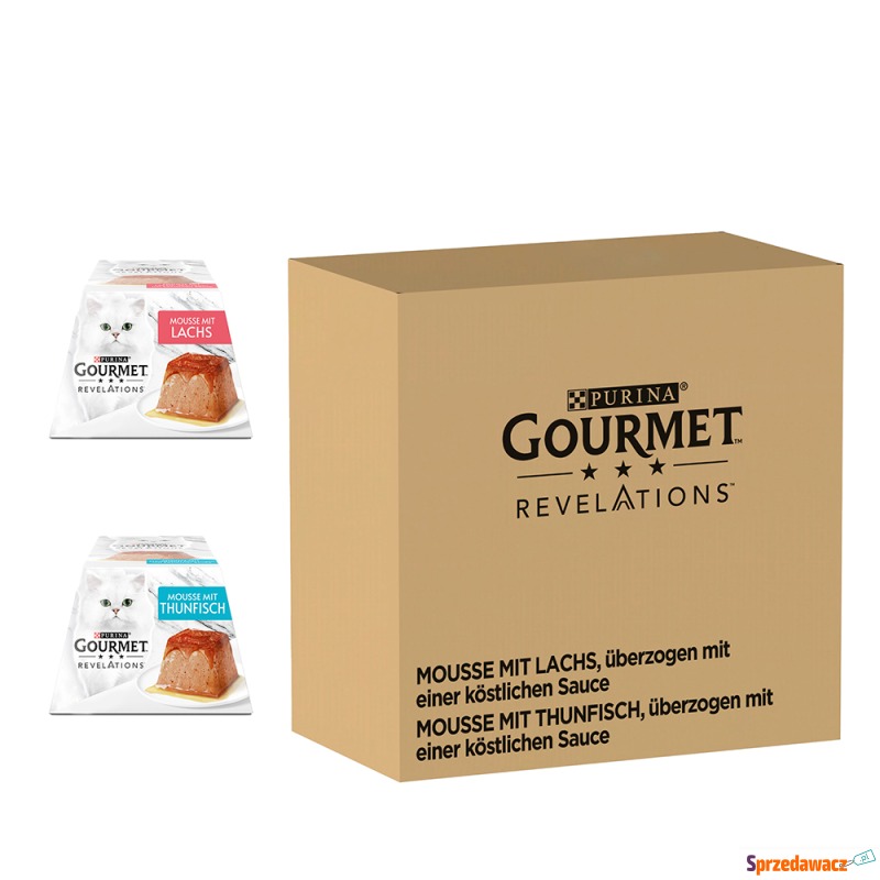 Megapakiet Gourmet Revelations Mus, 48 x 57 g... - Karmy dla kotów - Konin