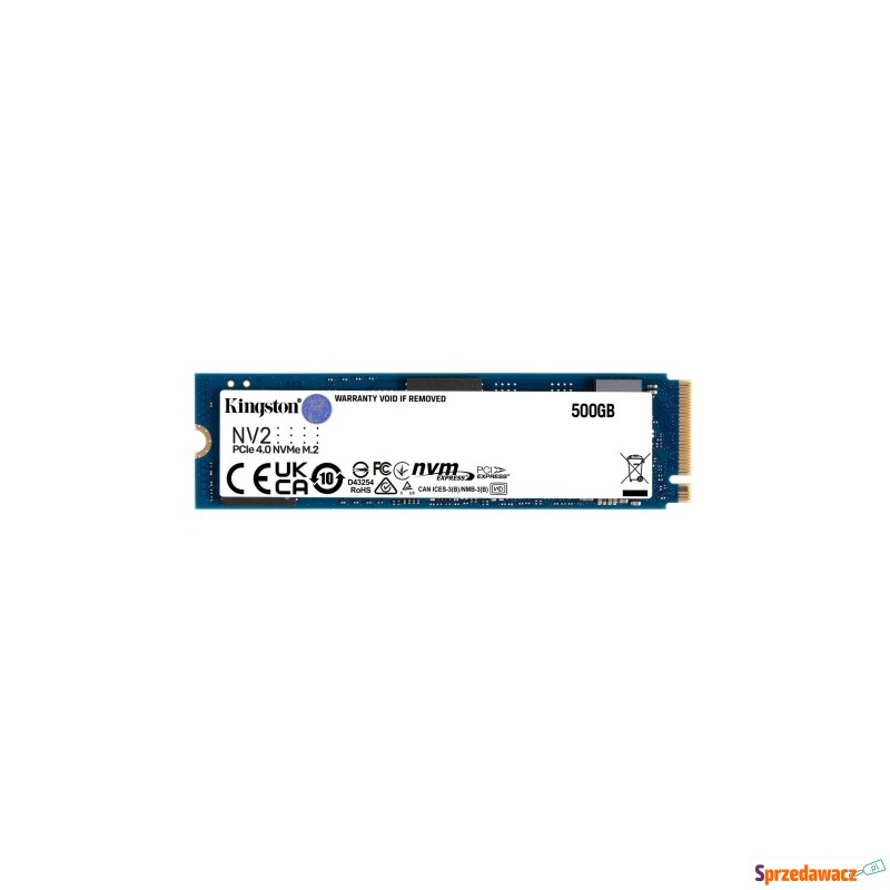 Dysk SSD Kingston NV2 (500GB; M.2 2280; PCIe 4.0... - Dyski twarde - Elbląg