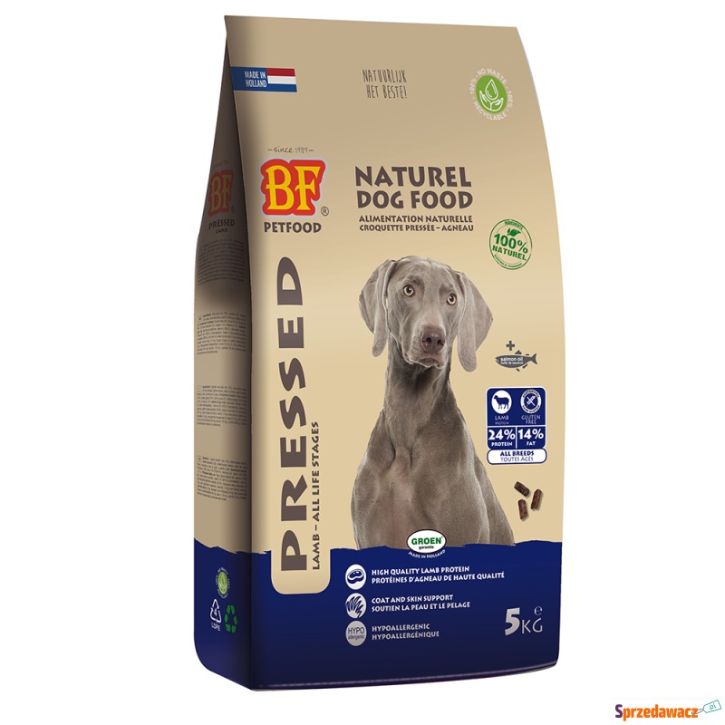 BF Petfood Pressed, jagnięcina - 13,5 kg - Karmy dla psów - Zielona Góra