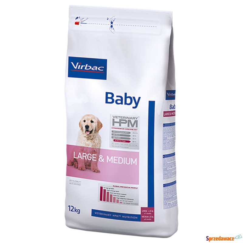 Virbac Veterinary HPM Baby Large & Medium dla... - Karmy dla psów - Sosnowiec