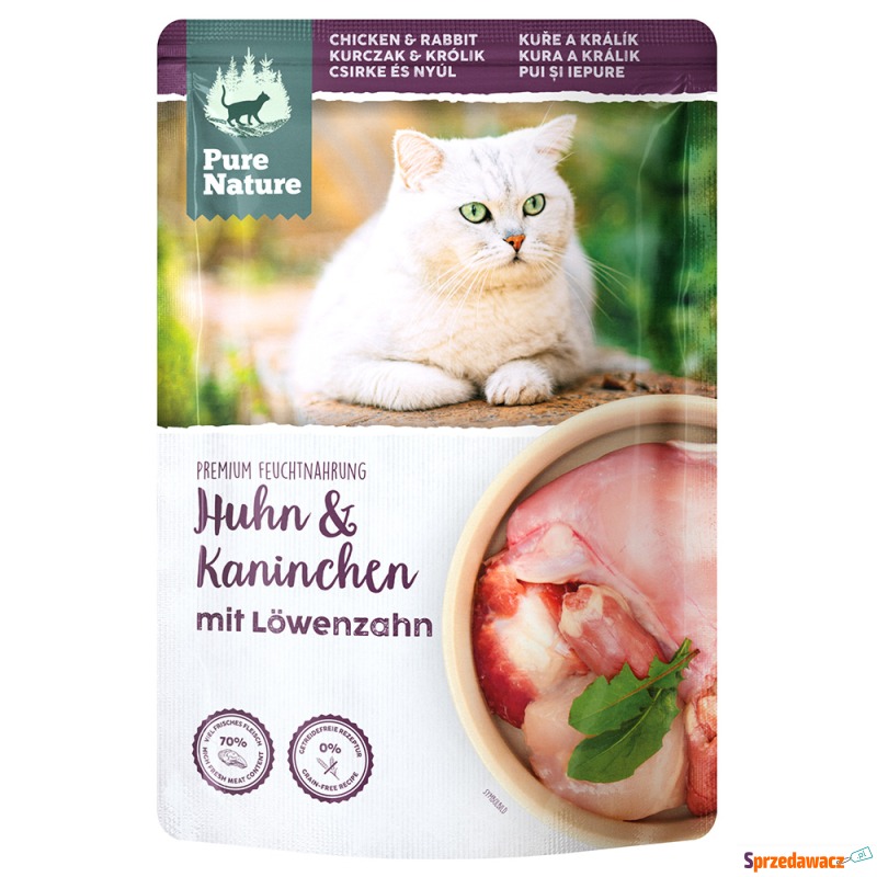 Pure Nature Feline, 12 x 85 g - Kurczak i królik - Karmy dla kotów - Płock