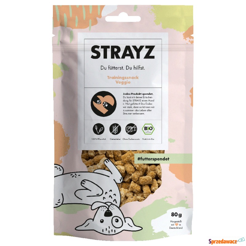 STRAYZ BIO Veggie Snack - 2 x 80 g - Przysmaki dla psów - Szczecin